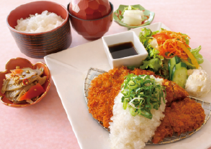 葱おろしロースかつ膳